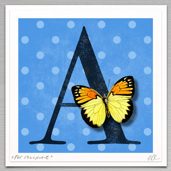 Letters - New baby blue